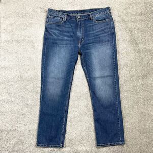 Levi's 514 Jeans Mens Size 42 X 32 Blue Straight Leg Fit Medium Wash Denim